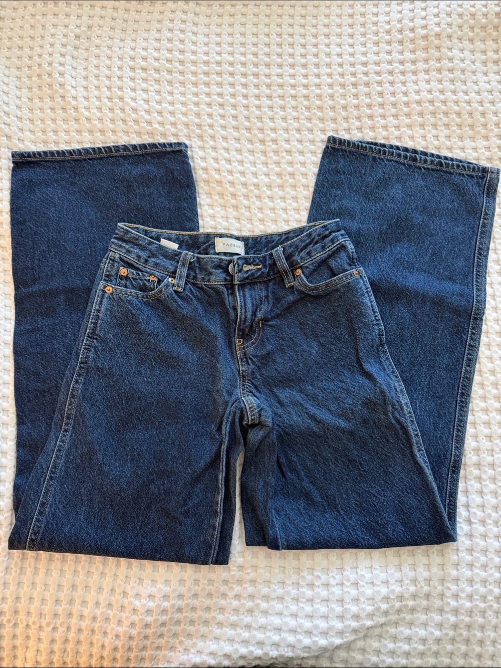 PacSun Casey Low Rise Baggy Jeans – Dark Wash – Size 22